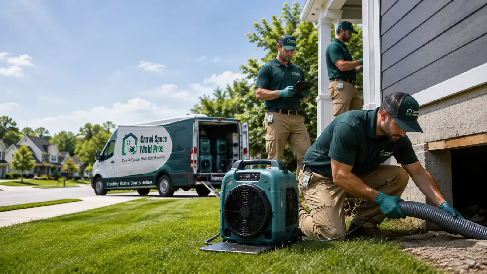 Crawl Space Mold Removal in Labolt, SD